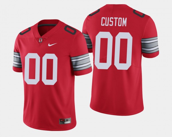 Ohio State Buckeyes Custom Men's #00 Limited 2018 Spring Game Scarlet College Football Jersey 2404VZWE2